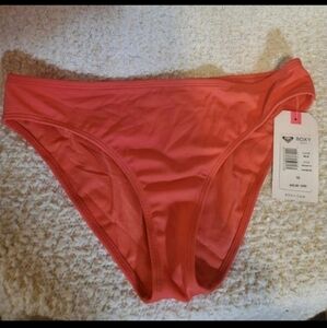Roxy  surf club graphic orange bikini bottom new sz 16 juniors